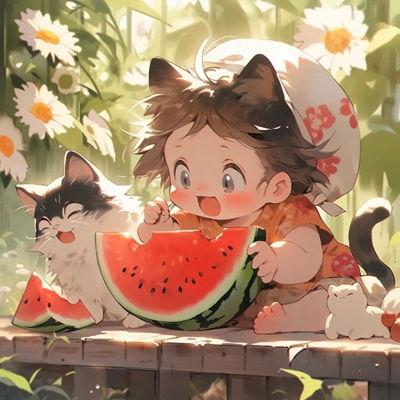 动漫吃瓜情侣头像 第3张 动漫吃瓜情侣头像 第3张